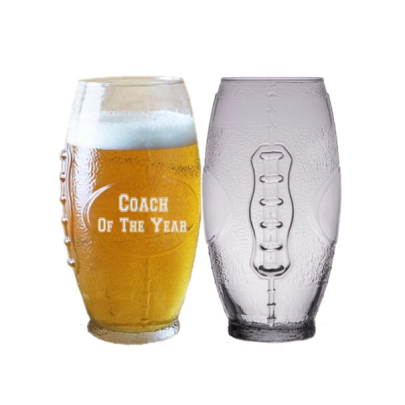 Football Shaped Beer Glass